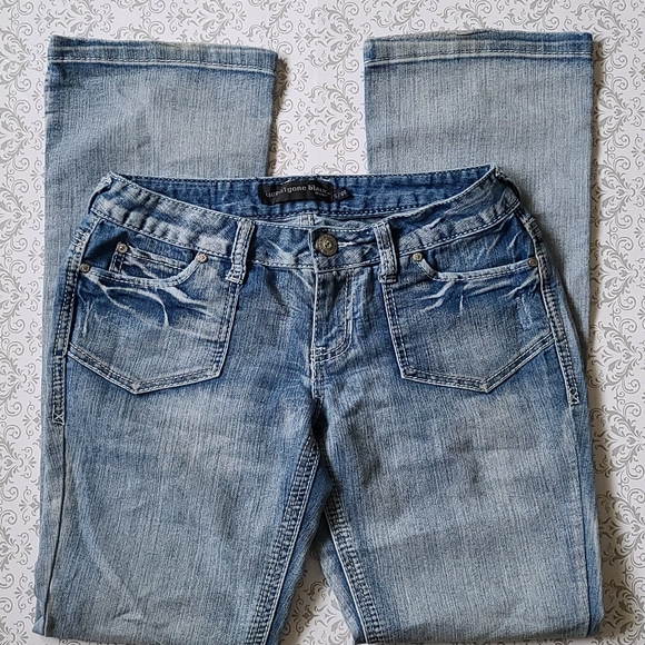 Twenty one black slim boot jeans size 5/6 - Picture 3 of 9